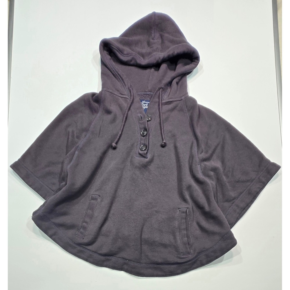 American Eagle Outfitters Women's Gray Cape Hoodie Sweatshirt Medium‎ (1293)